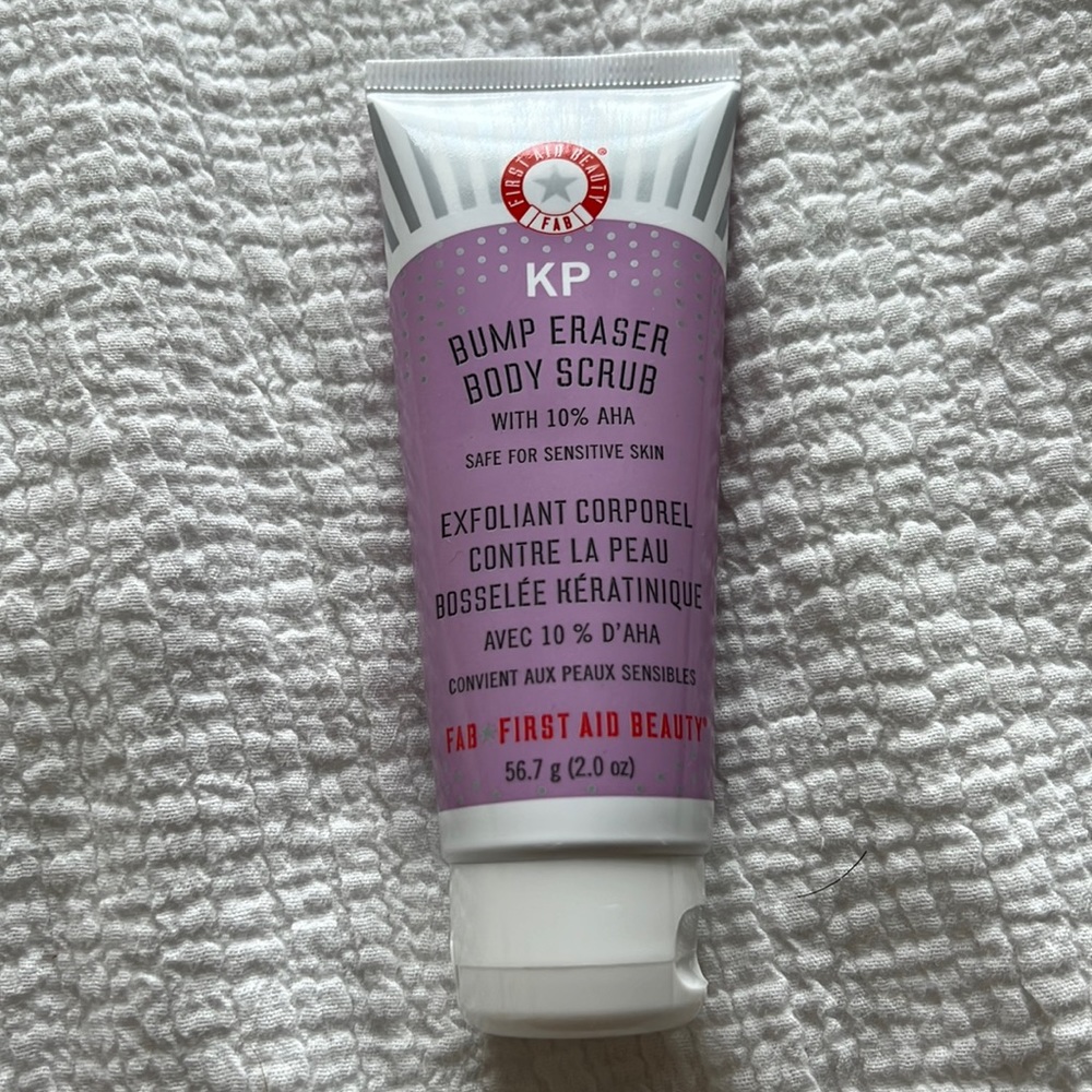First Aid Beauty KP bump eraser body scrub